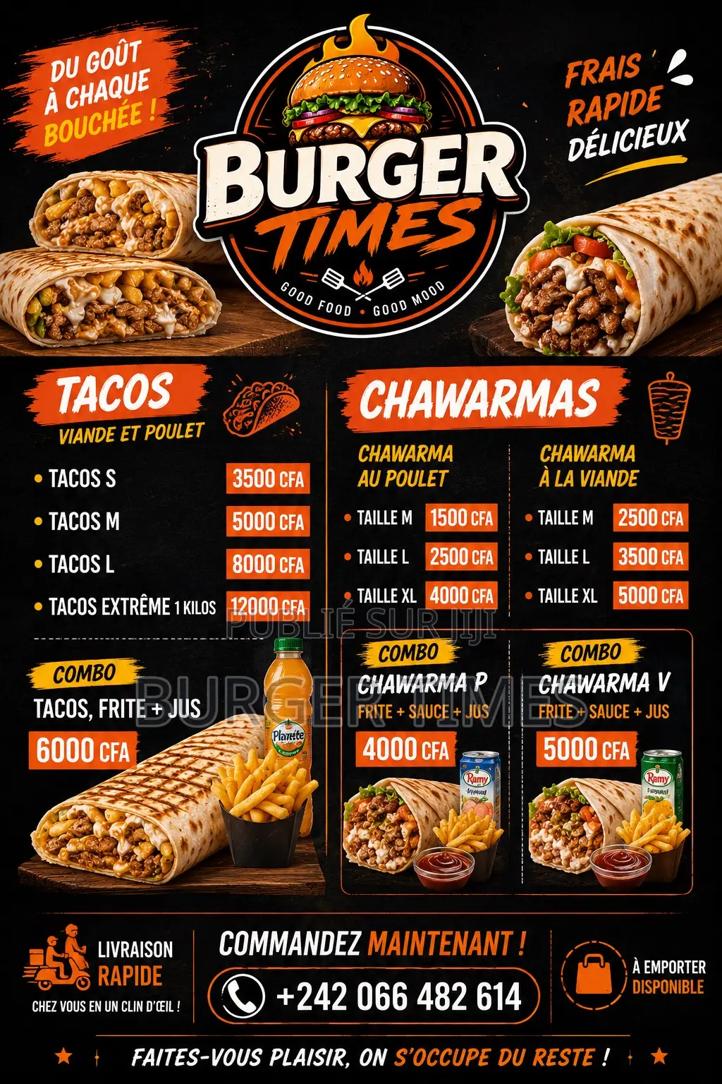 Menu Pour Les Promotions