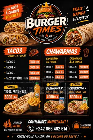 Menu Pour Les Promotions
