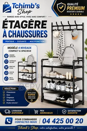 Arrivage Dressing a Chaussures 8000 FCFA Seulement