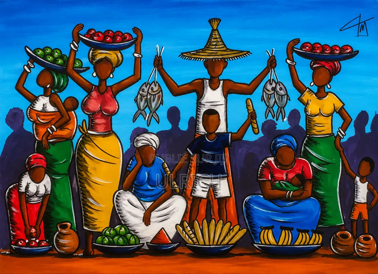 Collection d'Art Africain – Tableaux De Peinture Vibrants