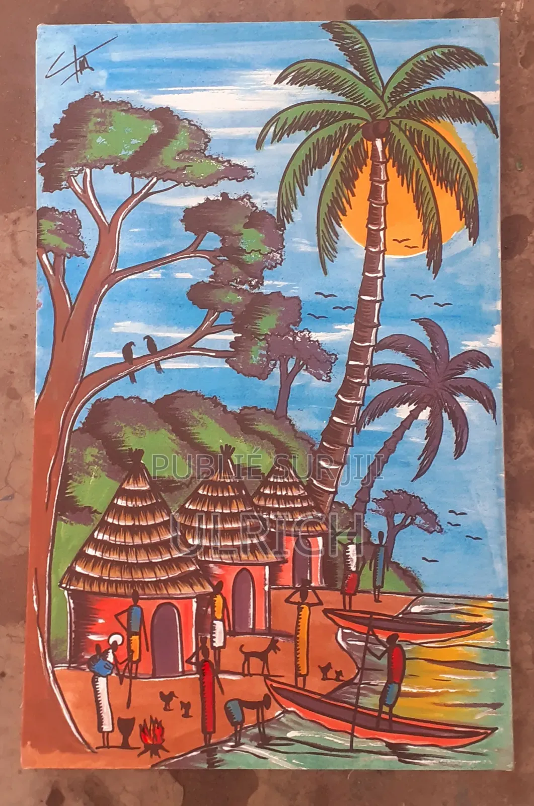 Collection d'Art Africain – Tableaux De Peinture Vibrants