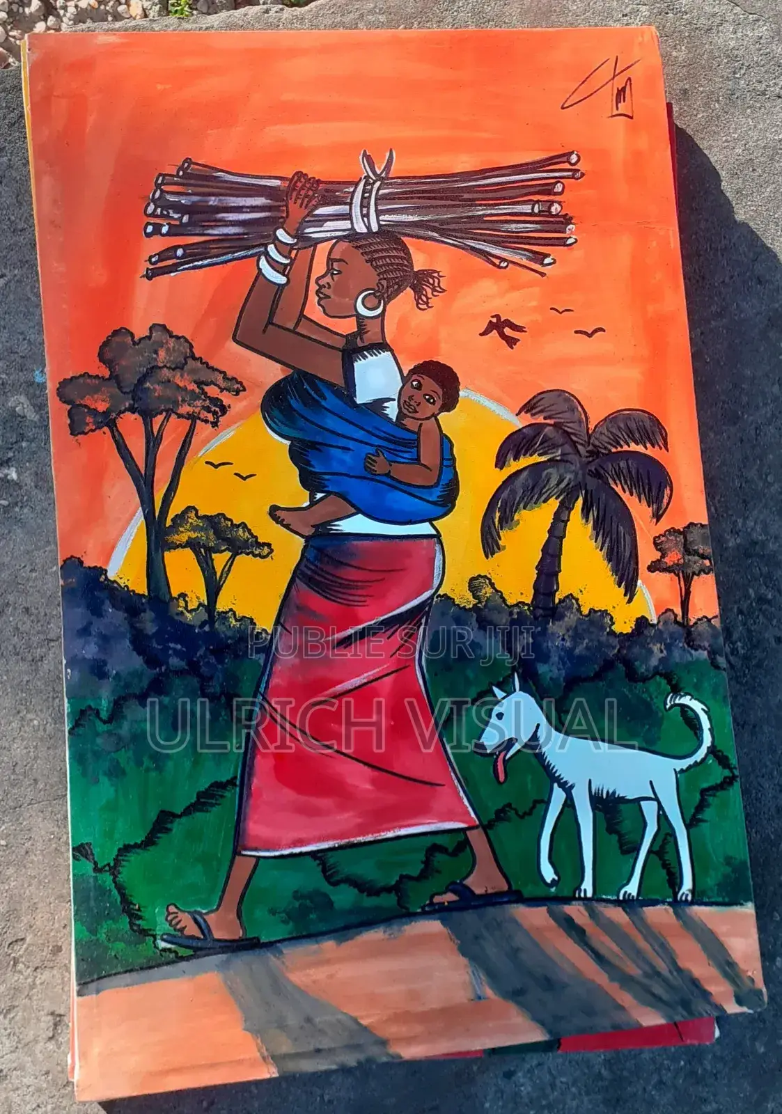 Collection d'Art Africain – Tableaux De Peinture Vibrants