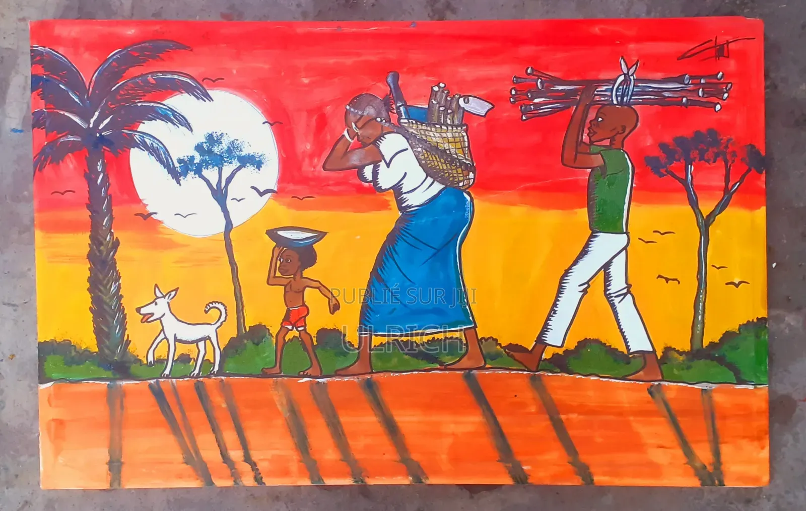 Collection d'Art Africain – Tableaux De Peinture Vibrants