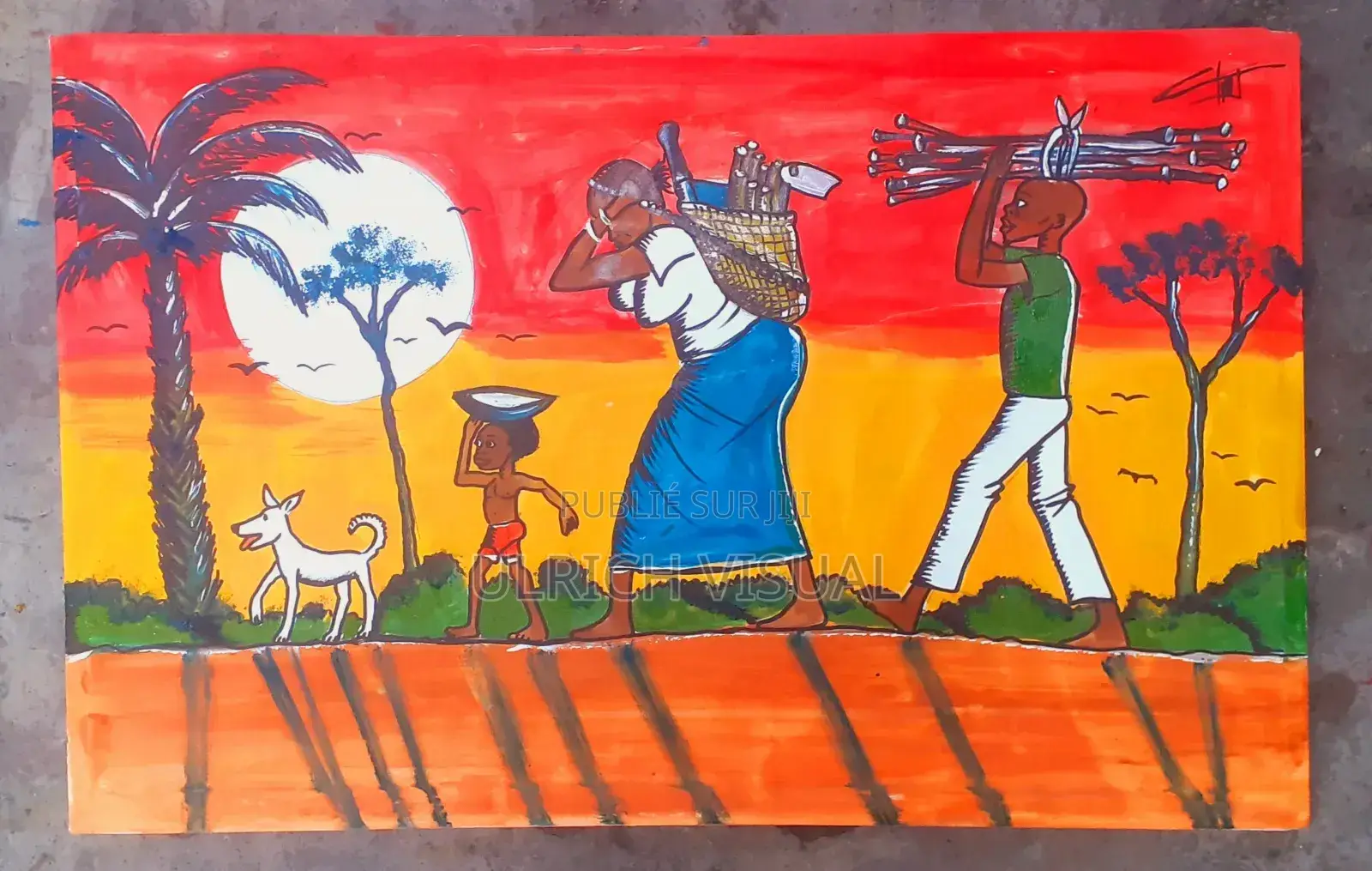 Collection d'Art Africain – Tableaux De Peinture Vibrants