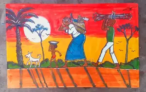 Collection d'Art Africain – Tableaux De Peinture Vibrants