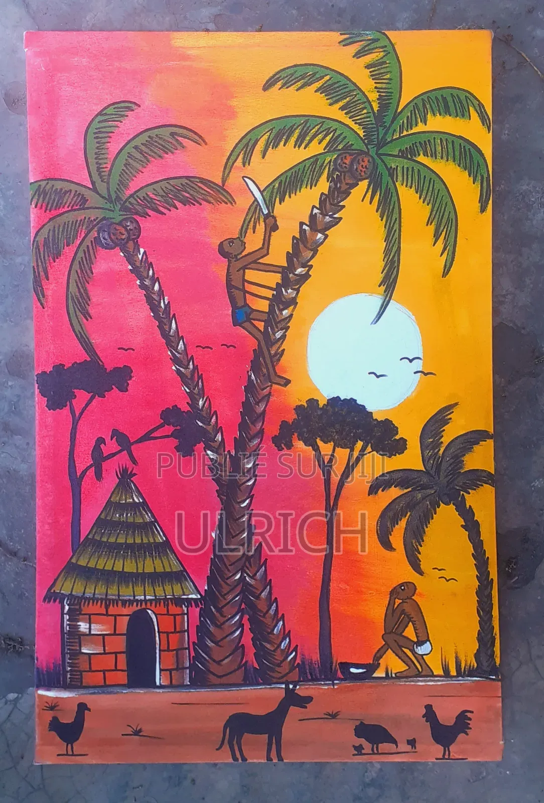 Collection d'Art Africain – Tableaux De Peinture Vibrants
