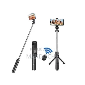Perche Selfie Bluetooth Avec Trépied – Télécommande Sans Fil