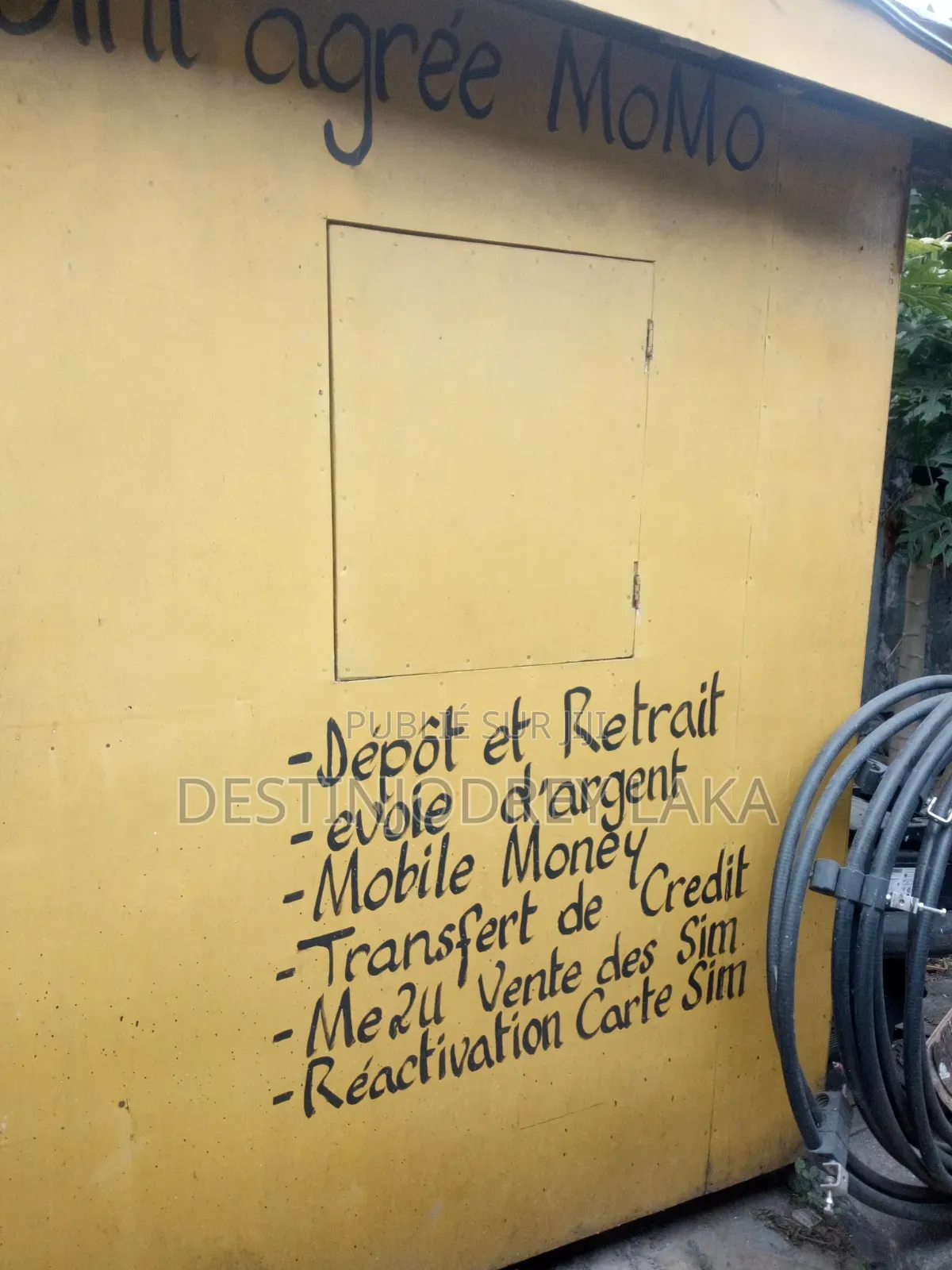 Kiosque Mobile Money