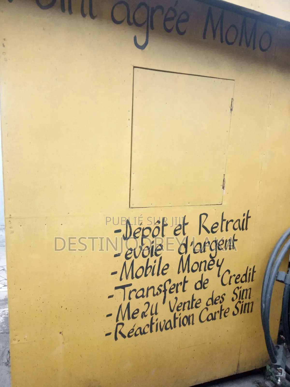 Kiosque Mobile Money