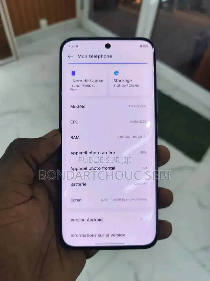 Tecno Spark 40 Pro+ 256 GB Bleu