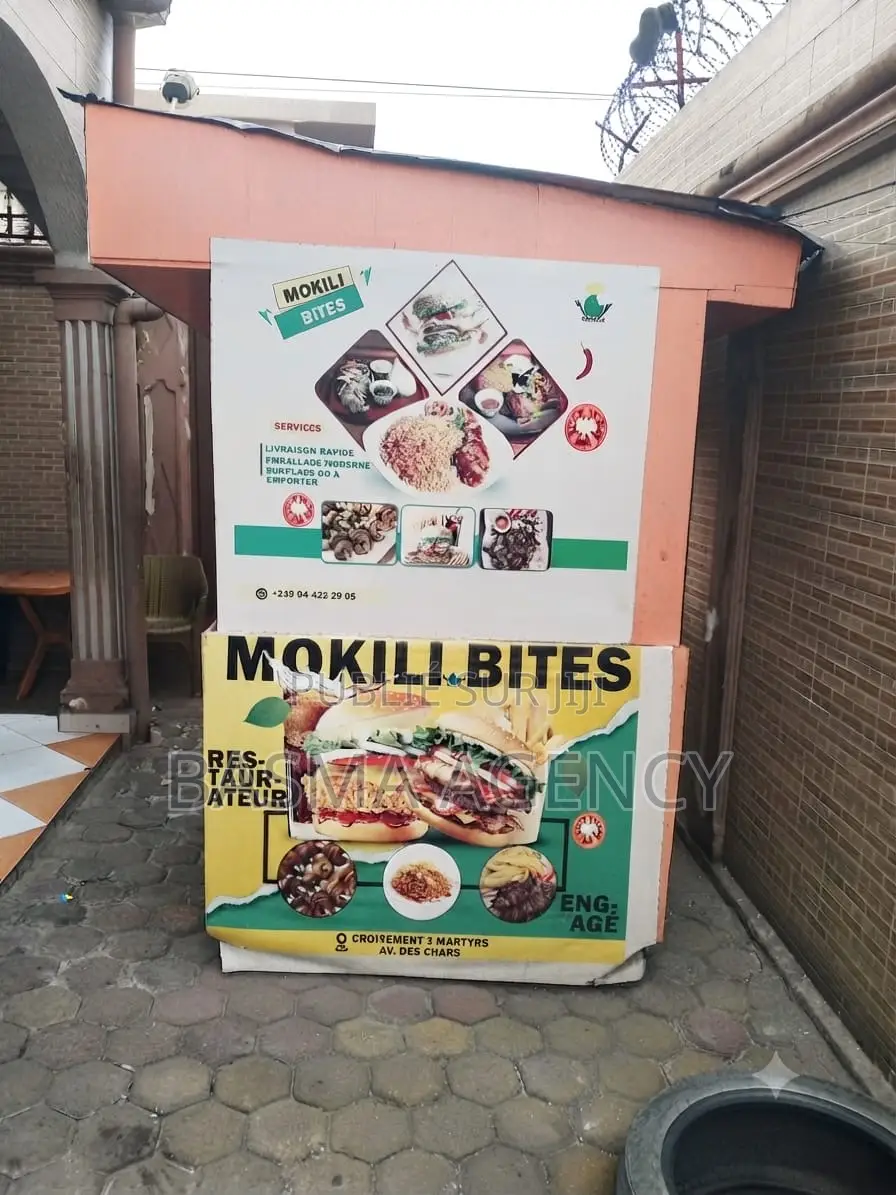 Stand De Fast-Food / Kiosque Équipé
