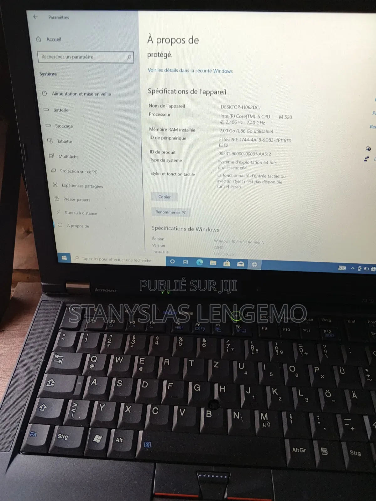 Ordinateur de bureau HP Autre 8GB Intel Core i5 HDD 500GB