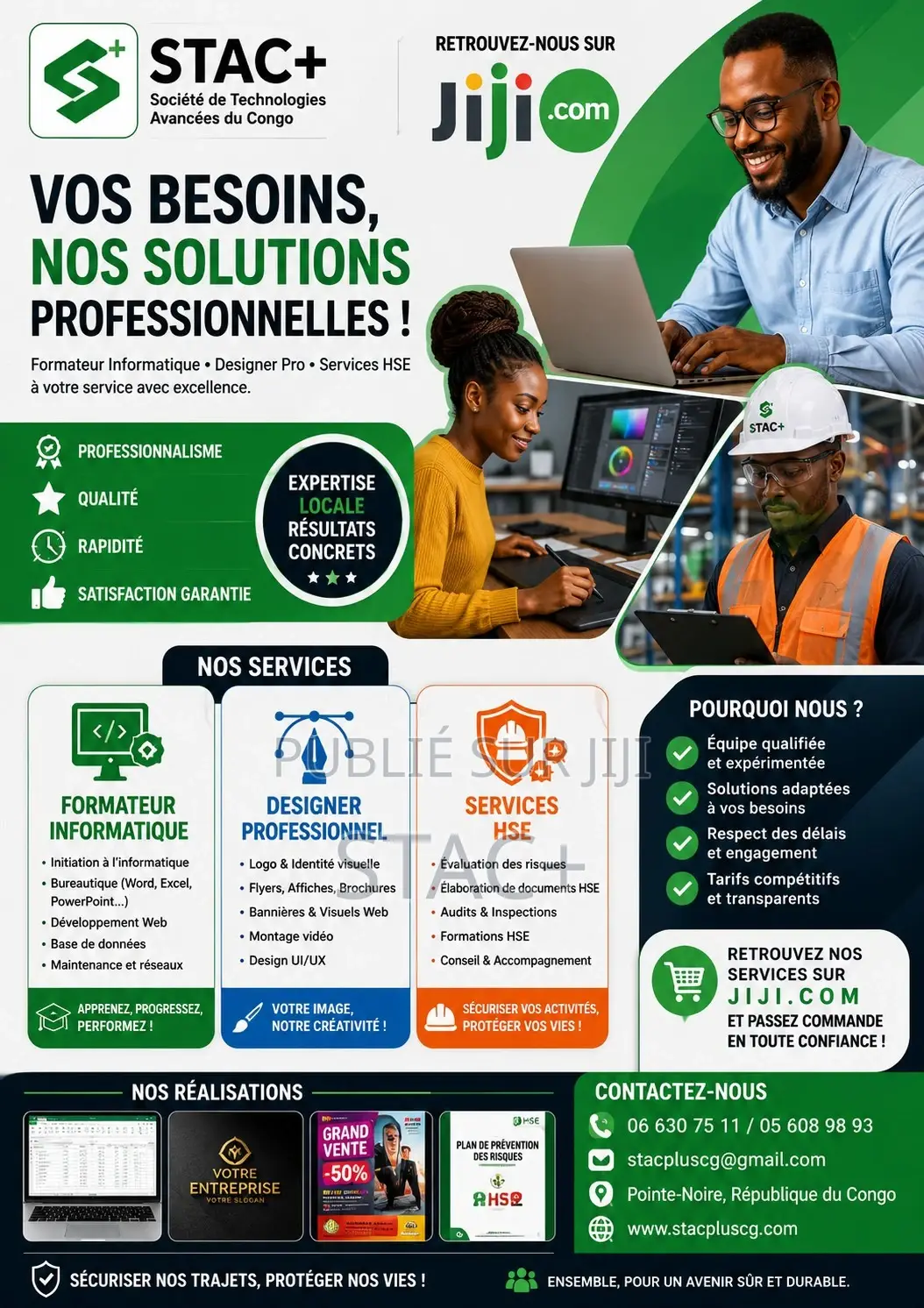 Formateur Informatique, Designer Pro, Services HSE