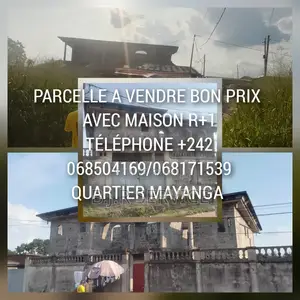 Parcelle À Vendre Avec Maison en Étage R+1