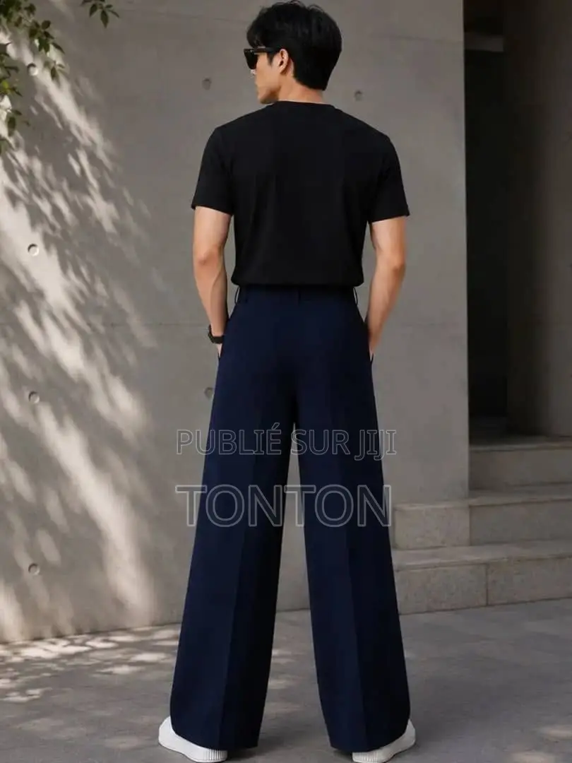 Pantalon Tissu Patte D’éléphant