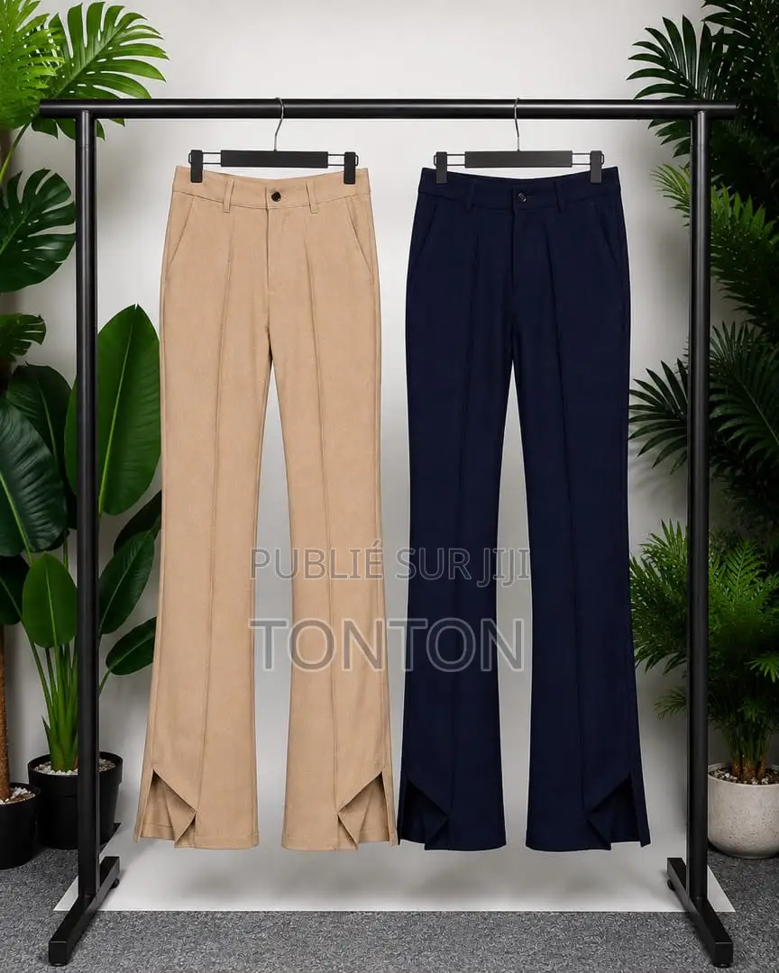 Pantalon Tissu Patte D’éléphant