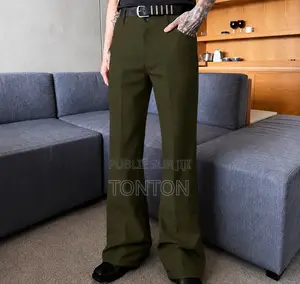 Pantalon Tissu Patte D’éléphant
