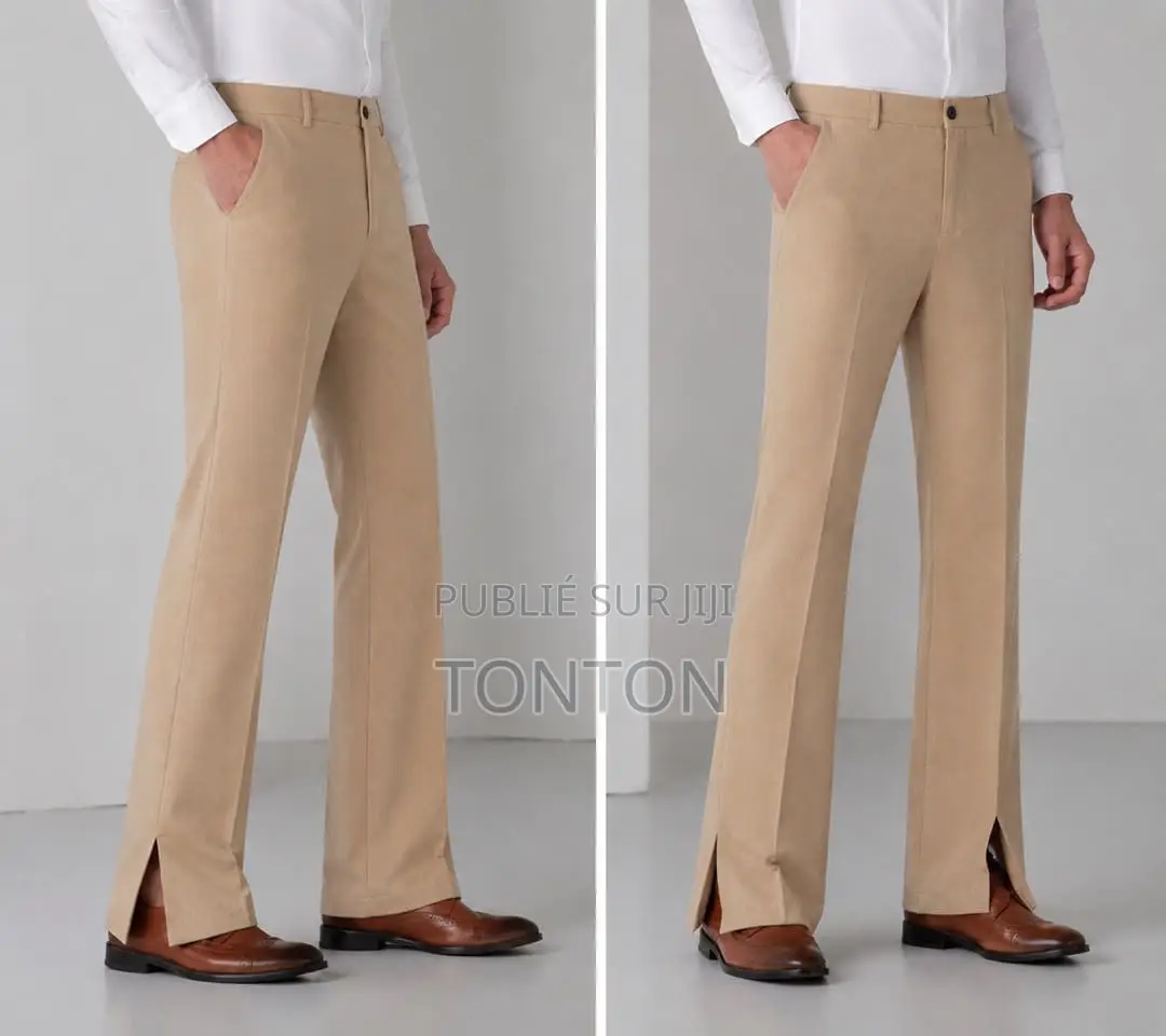 Pantalon Tissu Patte D’éléphant