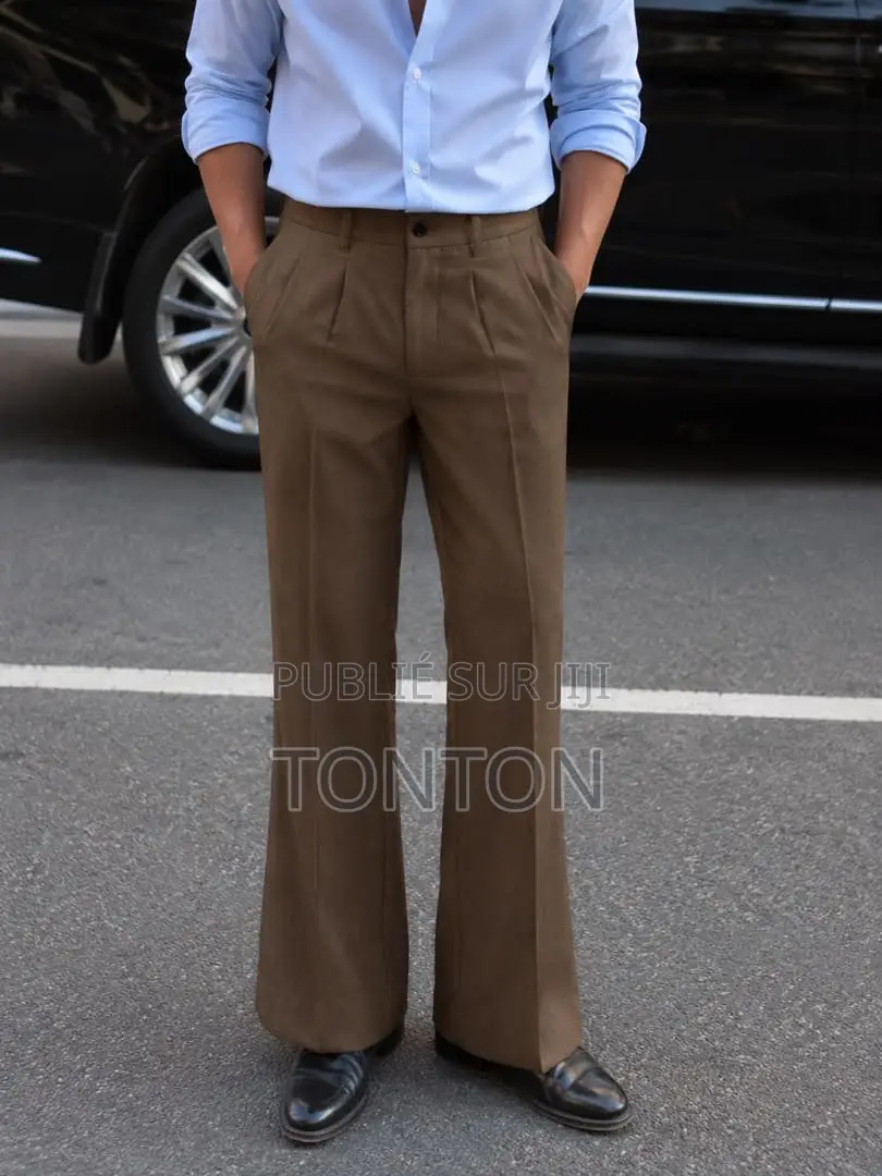 Pantalon Tissu Patte D’éléphant