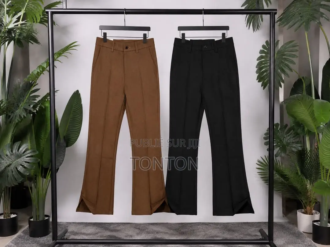 Pantalon Tissu Patte D’éléphant