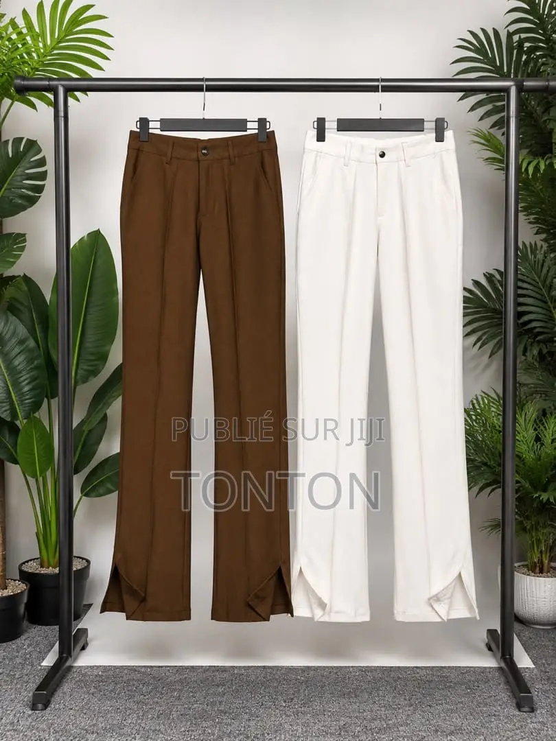 Pantalon Tissu Patte D’éléphant
