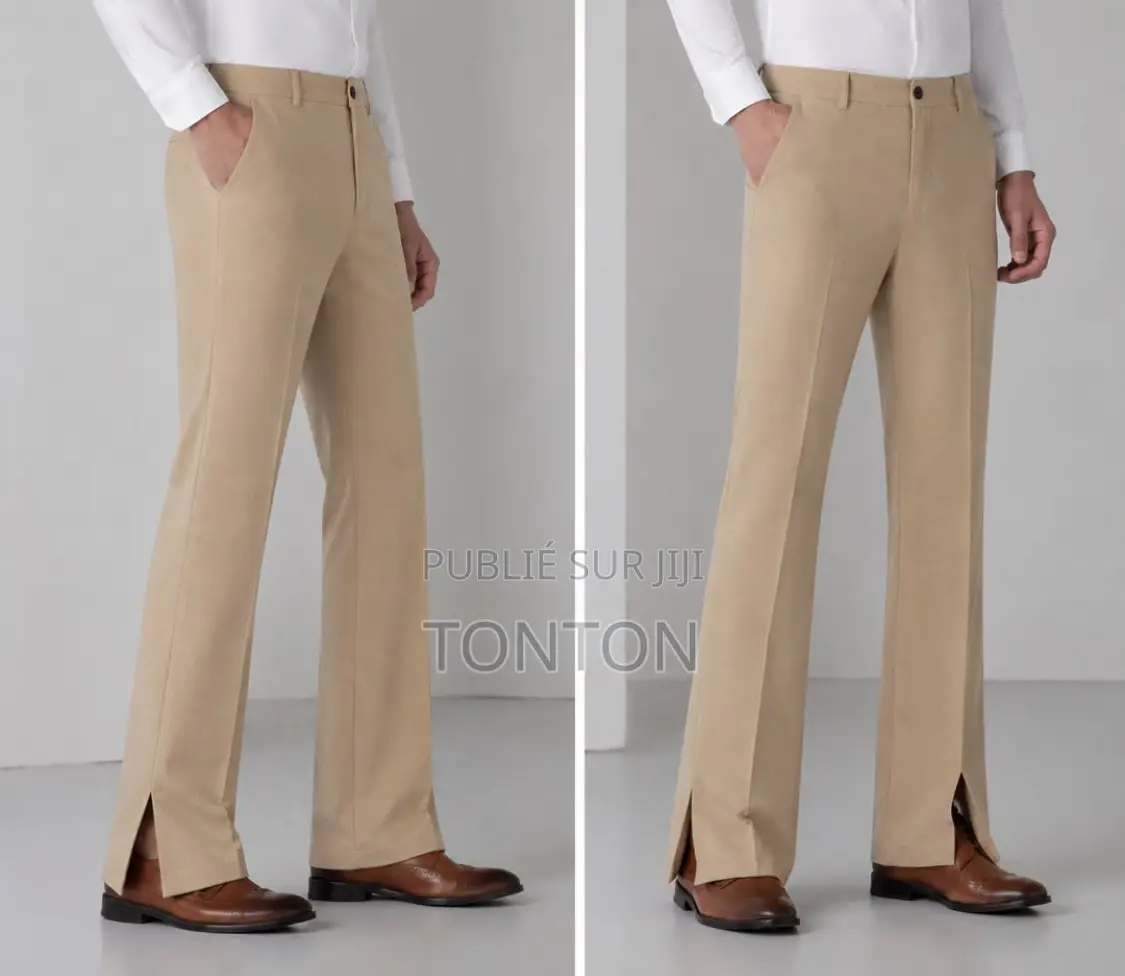 Pantalon Tissu Patte D’éléphant