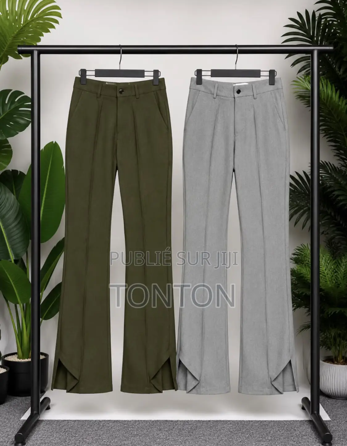 Pantalon Tissu Patte D’éléphant