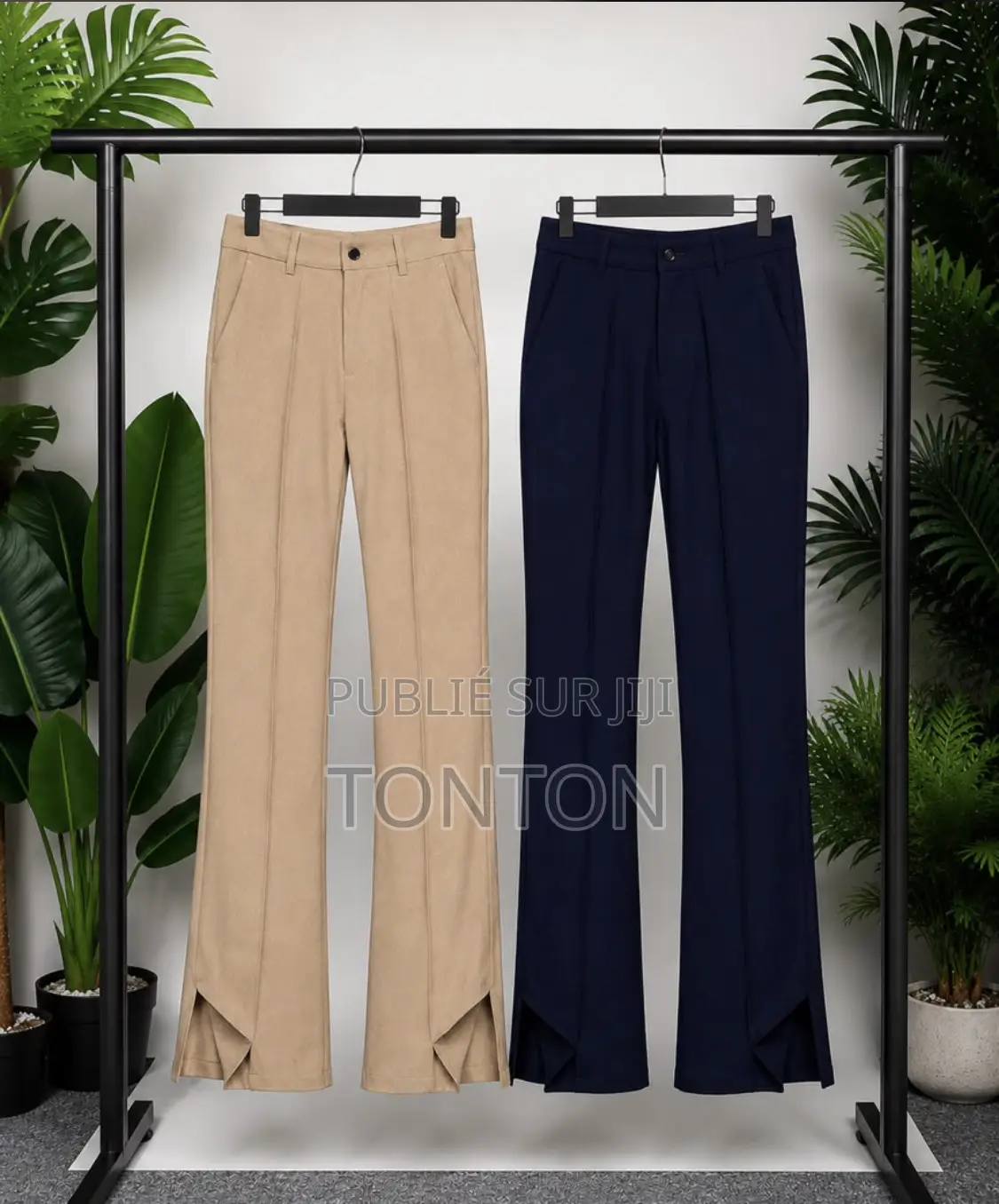 Pantalon Tissu Patte D’éléphant