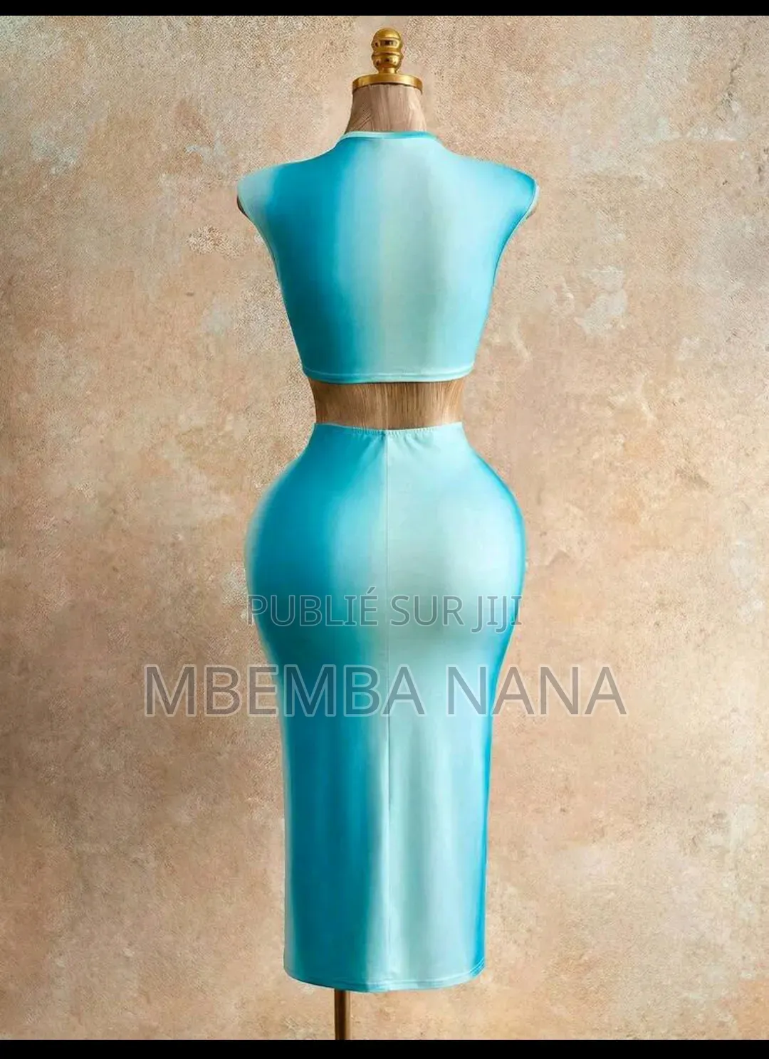 Robe Mistrie Verte Et Bleue