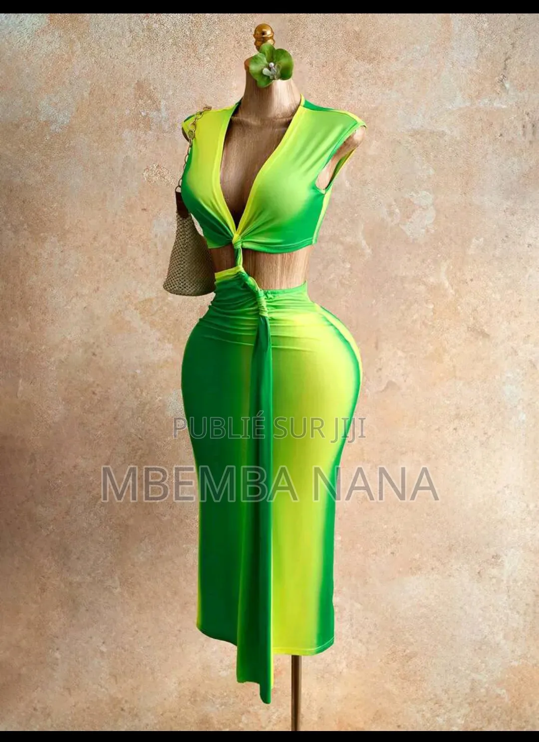 Robe Mistrie Verte Et Bleue