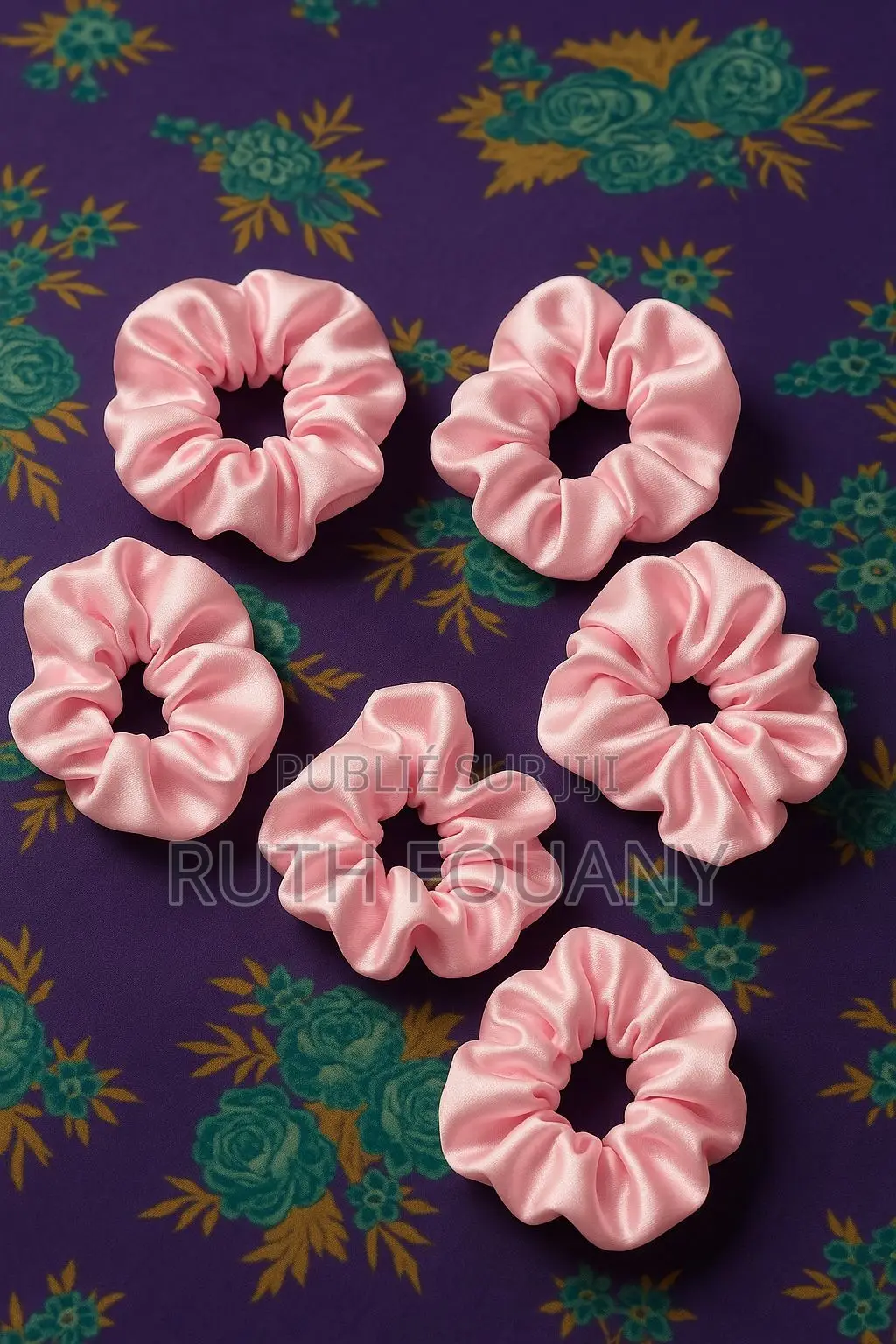 Chouchou De Tête - Couleur Rose Pale