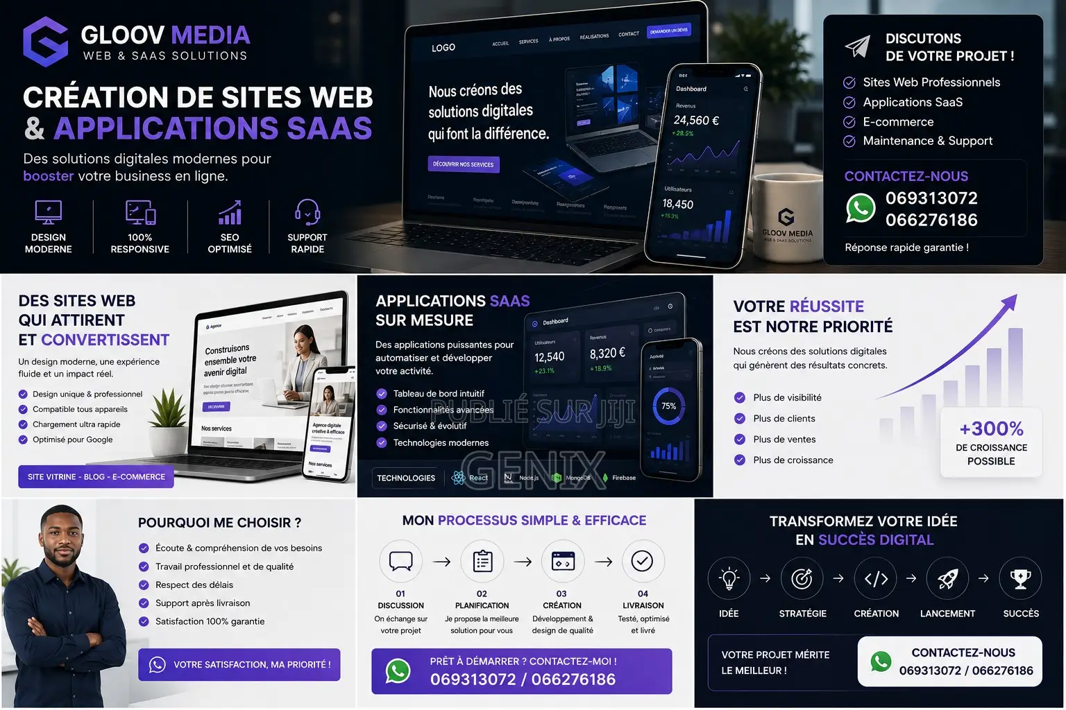 Création Des Sites Web Et Application Saas