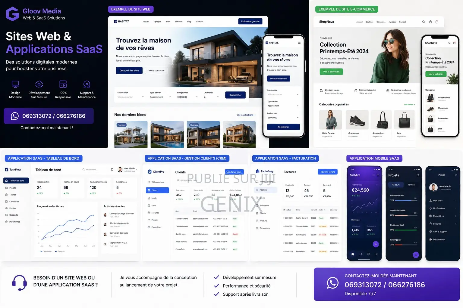 Création Des Sites Web Et Application Saas