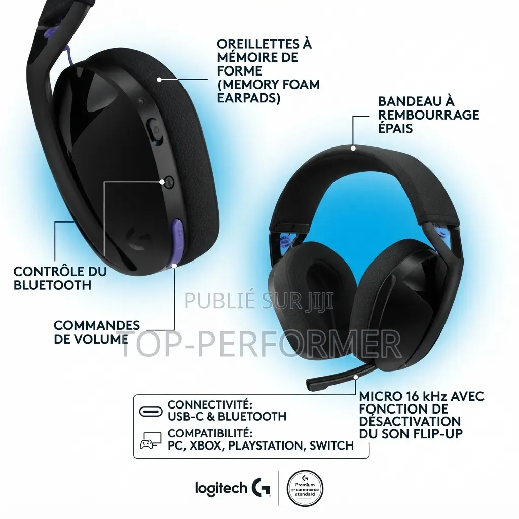 Casque Gamer Logitech G321Lightspeed
