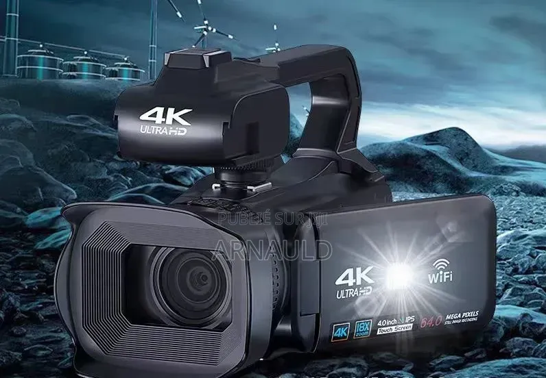  Caméra Vidéo Ultra HD Avec Micro LED