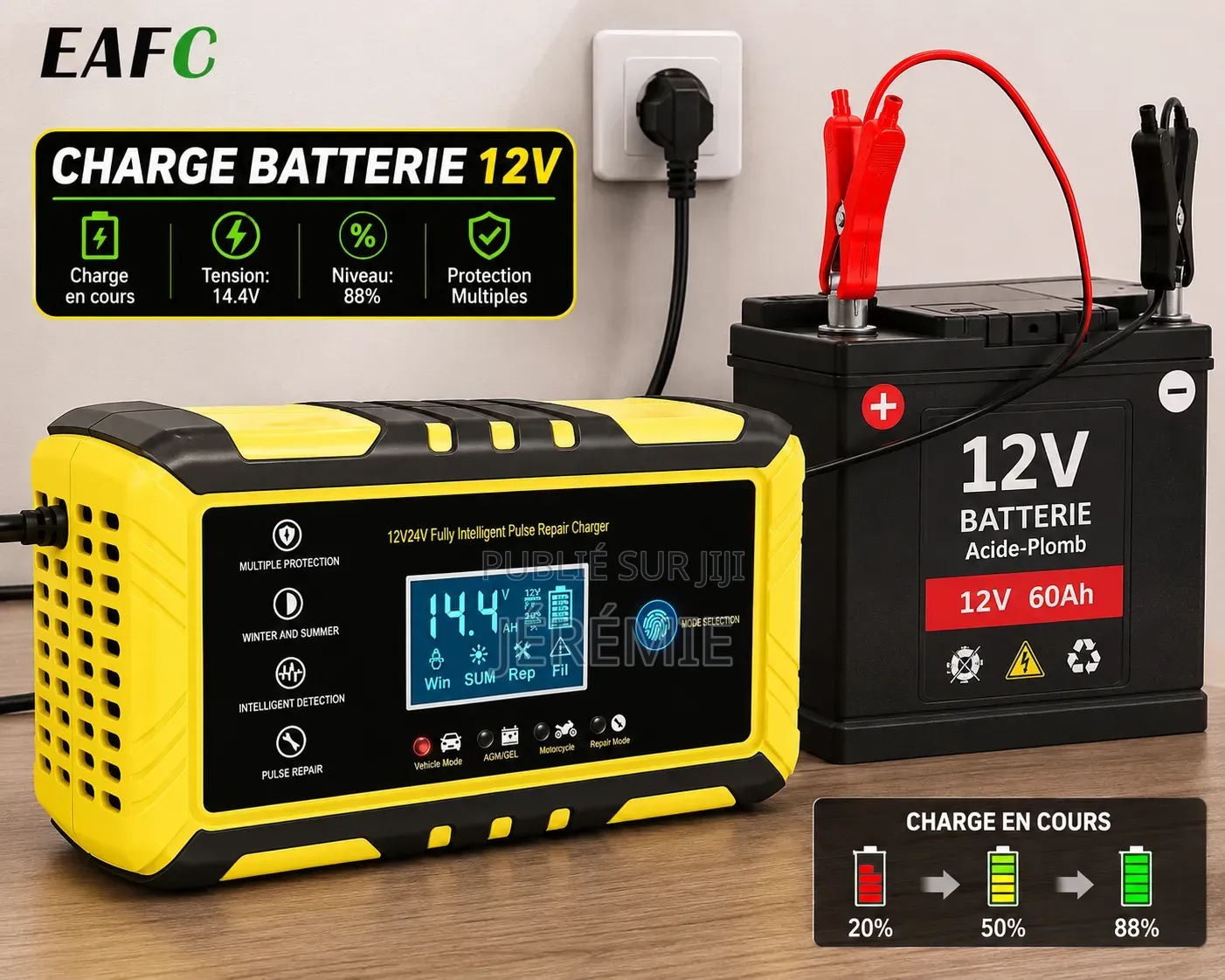 Chargeur Batterie 12V