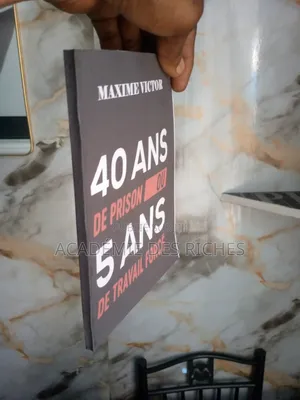 40 De Prison Ou 5 Ans De Travail Forcé. Maxime Victor