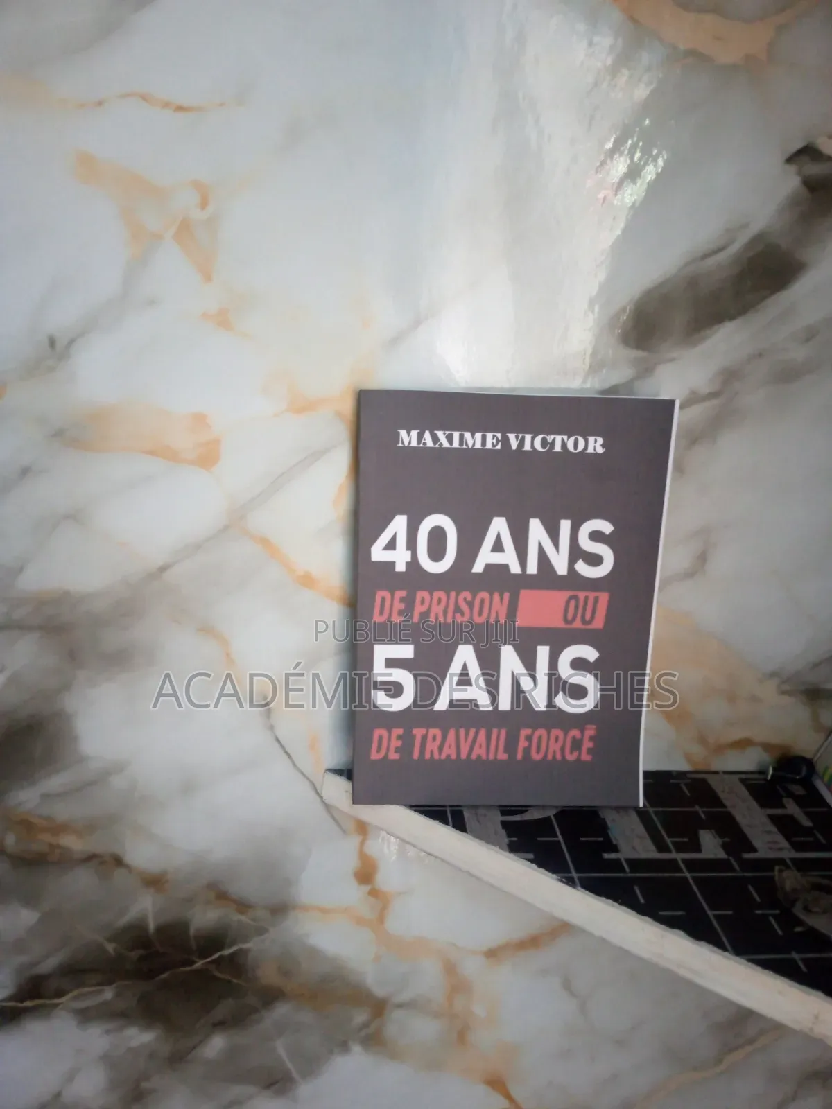 40 De Prison Ou 5 Ans De Travail Forcé. Maxime Victor