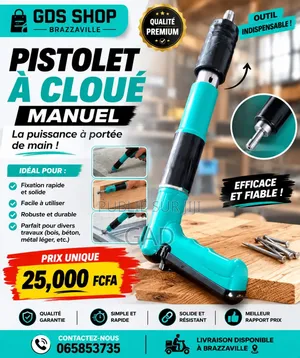 Pistolet À Cloue Manuel