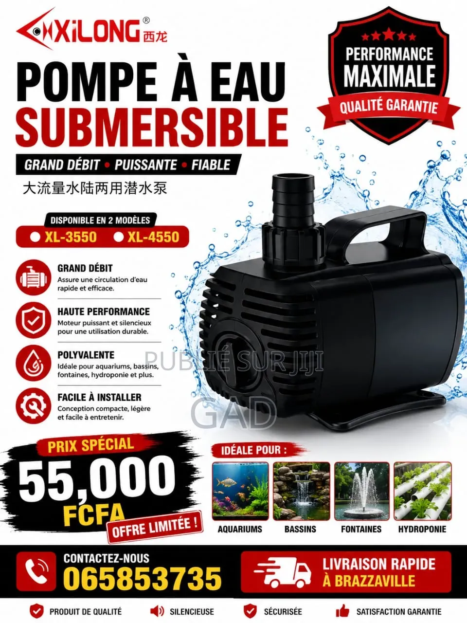 Pompe À Eau Submersible