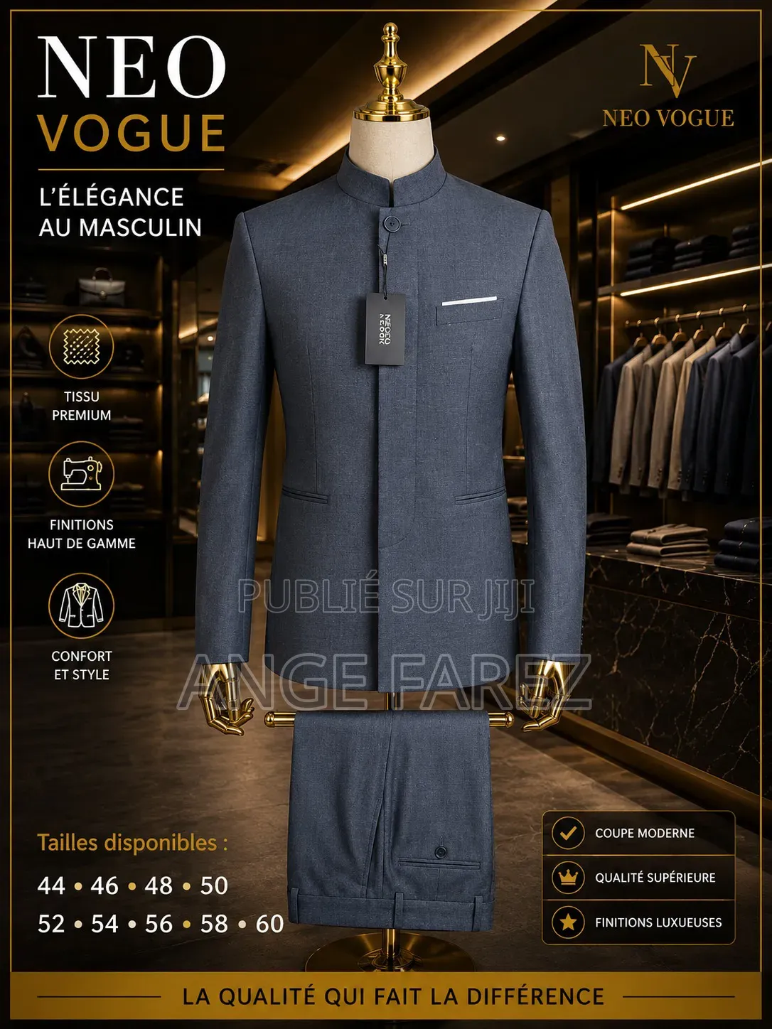 Costume Col Mao