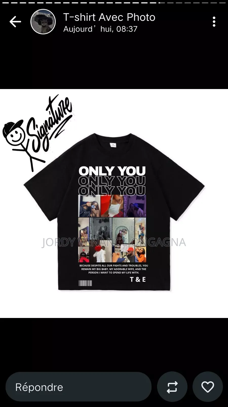 T Shirts Personnalisé