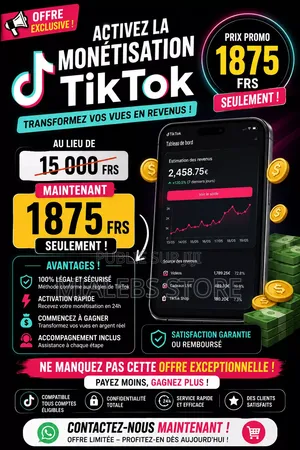 Monetisation Tik Tok
