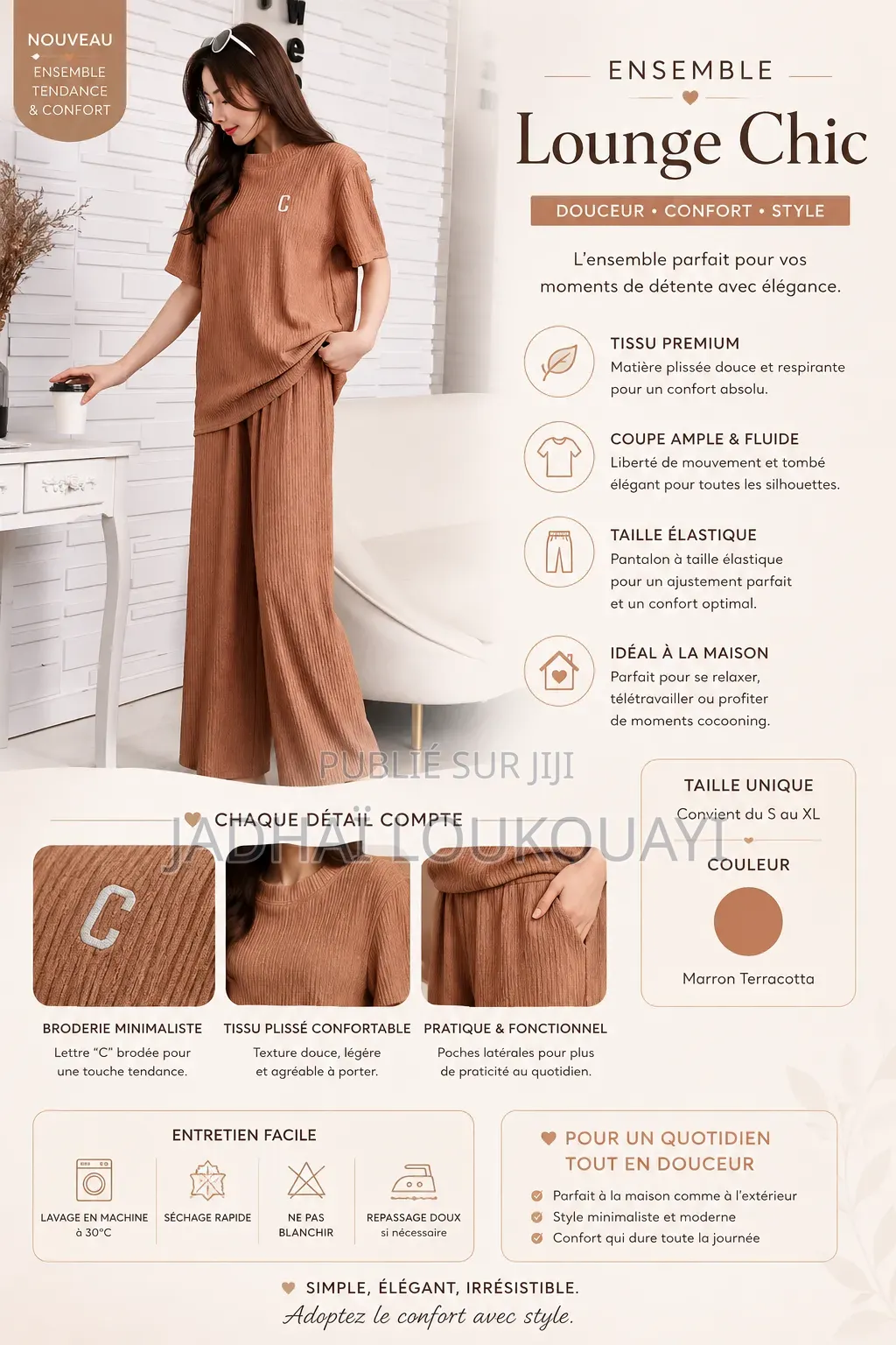 Complet Confortable Et Chic