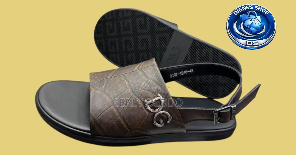Sandales Hommes en Cuir