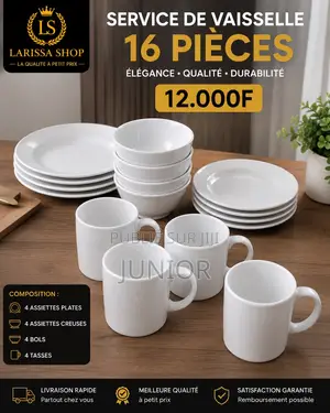 Assiettes Et Tasses 16 Pièces