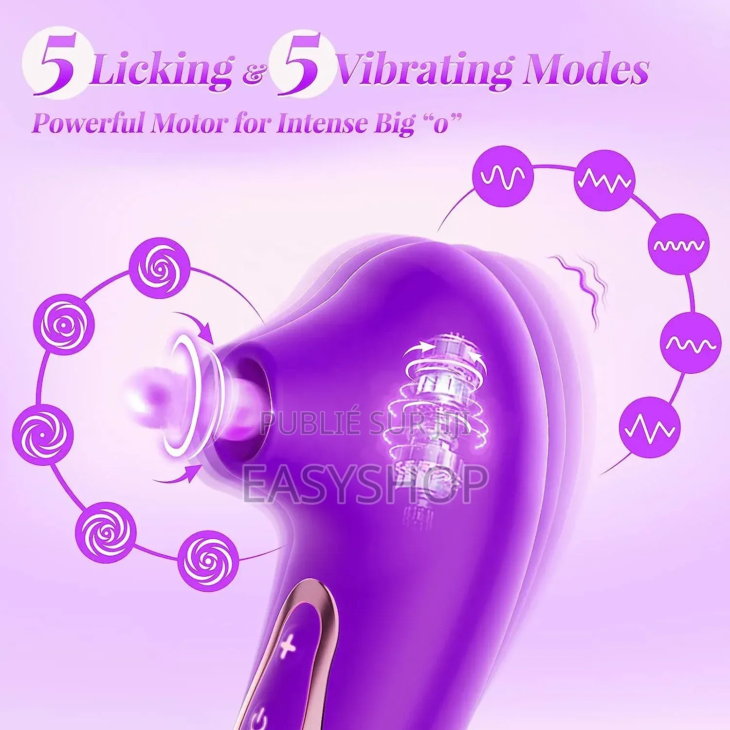 Stimulateur Succion 5 Modes