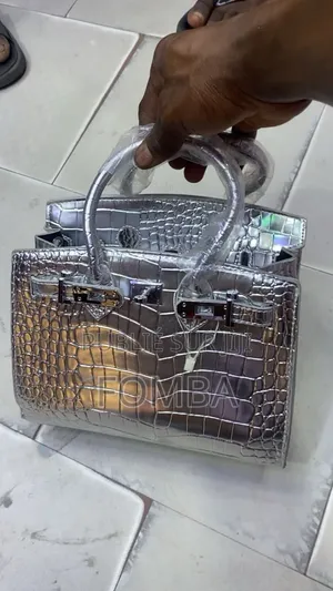 Sacs Hermes Paris Crocos De Couleur Argent À 18000 À Débattre