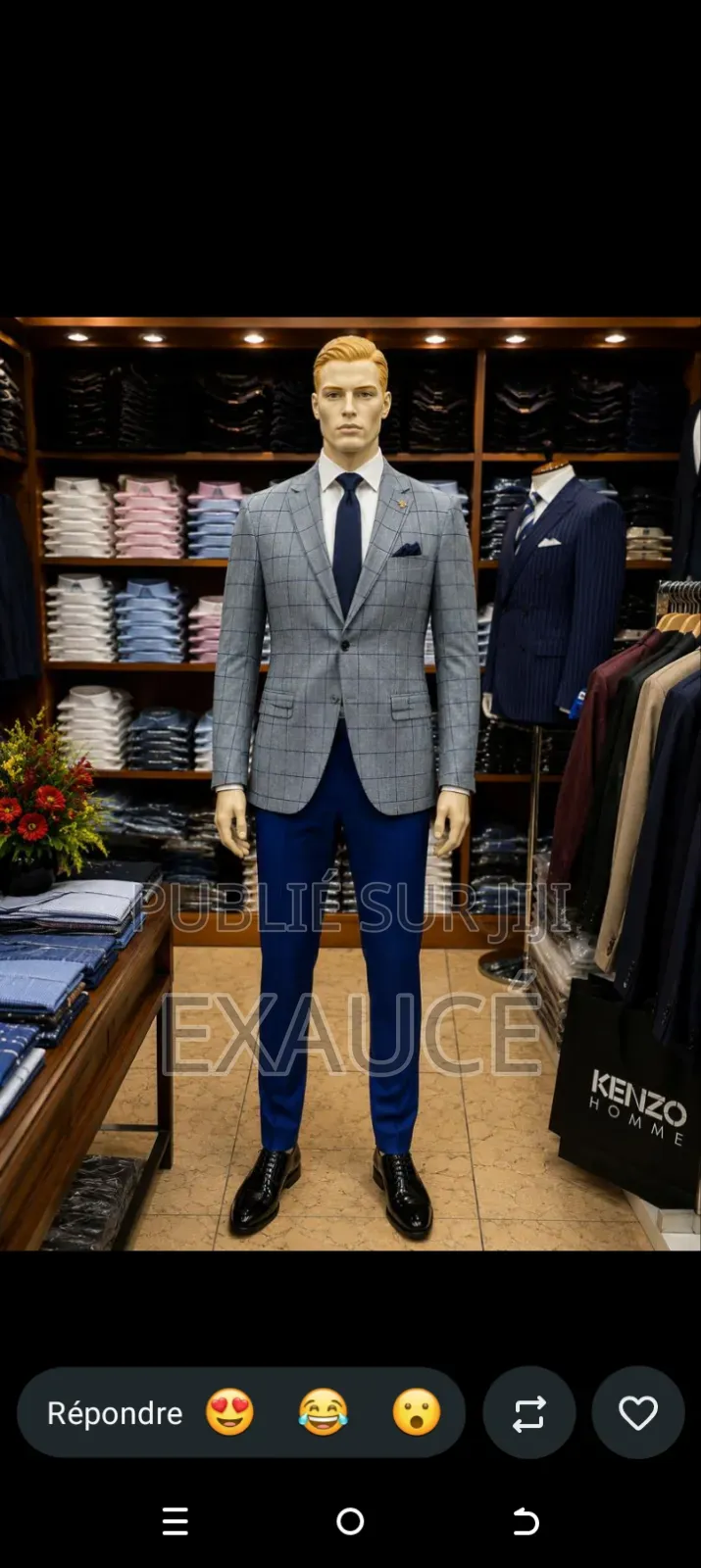 Vente Des Costumes Hommes Élégant Et Classe