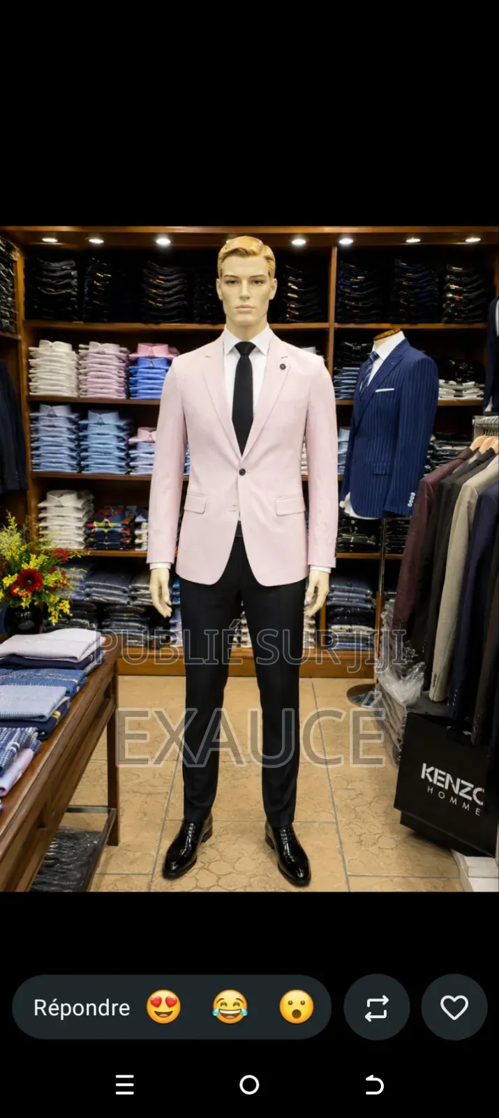 Vente Des Costumes Hommes Élégant Et Classe